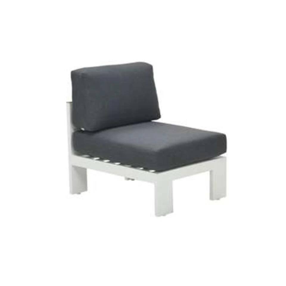 Garden Impressions Plaza Midden Element Wit - Teak Look 1 Garden Impressions Plaza Midden Element Wit - Teak Look