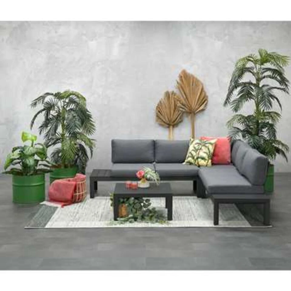 Garden Impressions Pertosa Loungeset 4-delig - Mystic Grijs 2 Garden Impressions Pertosa Loungeset 4-delig - Mystic Grijs - Afbeelding 2