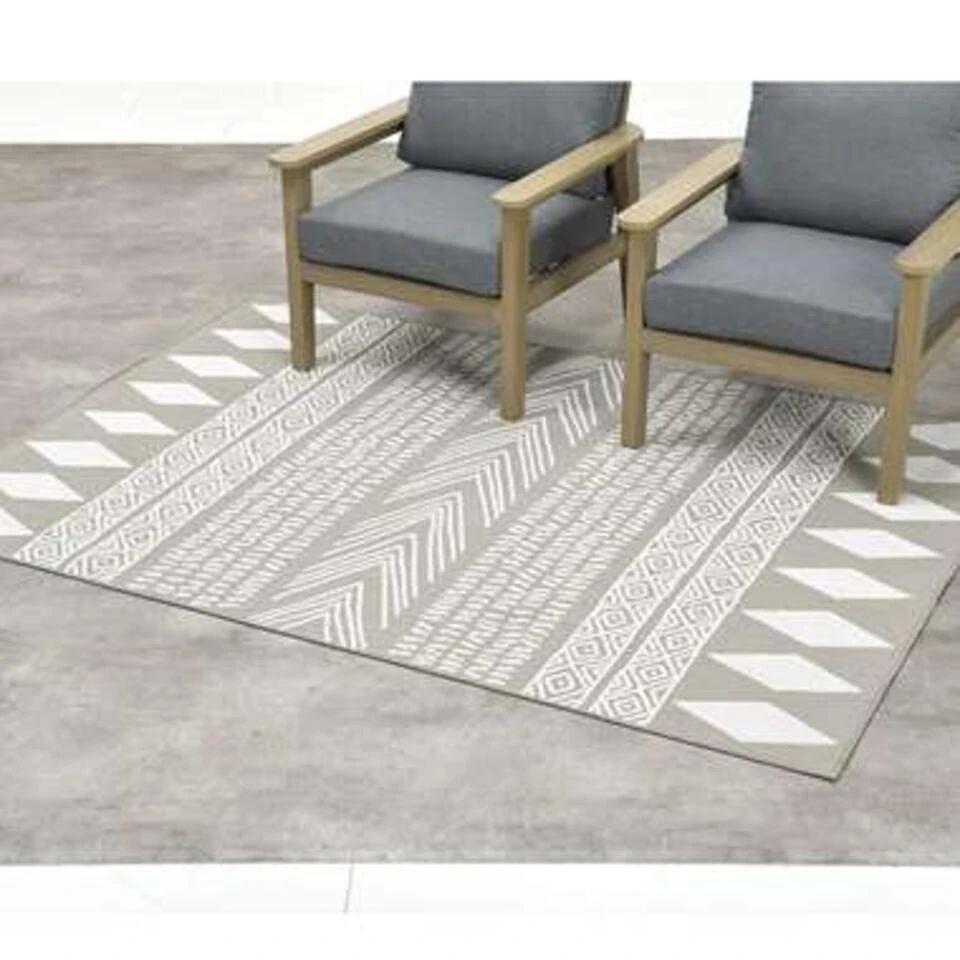 Garden Impressions Buitenkleed Gretha Ibiza Taupe 160x230 Cm 2 Garden Impressions Buitenkleed Gretha Ibiza Taupe 160x230 Cm - Afbeelding 2