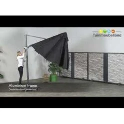 Garden Impressions Hawaii Zweefparasol Ø350 Cm Donker Grijs 6 Garden Impressions Hawaii Zweefparasol Ø350 Cm Donker Grijs -Garden Impressions 1000003885 0103