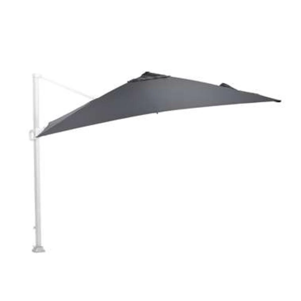 Garden Impressions Zweefparasol Hawaii 300x300 - Wit - Zwart 1 Garden Impressions Zweefparasol Hawaii 300x300 - Wit - Zwart