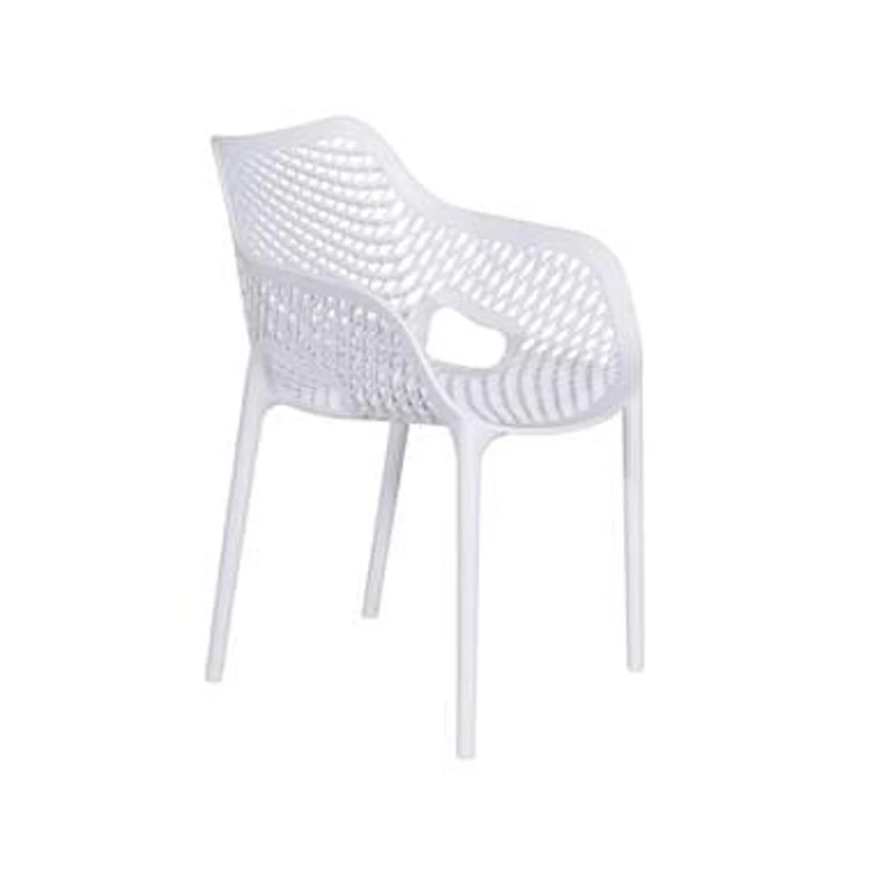 Garden Impressions Air XL Kunststof Tuinstoel Wit - Set Van 2 Stuks 2 Garden Impressions Air XL Kunststof Tuinstoel Wit - Set Van 2 Stuks - Afbeelding 2