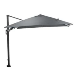 Garden Impressions Hawaii Zweefparasol Lumen LED 300x300cm - D. Grijs