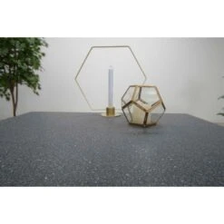 Garden Impressions Palmas Tuintafel 90x90 Cm Donker Grijs -Garden Impressions 1000006052 0102