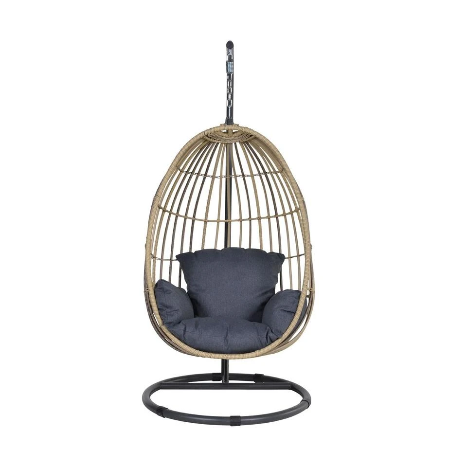 Garden Impressions Hangstoel Panama Hangstoel Ei - Natural Rotan 1 Garden Impressions Hangstoel Panama Hangstoel Ei - Natural Rotan