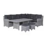 Garden Impressions Alaska Lounge Dining Set Rechts - Grijs