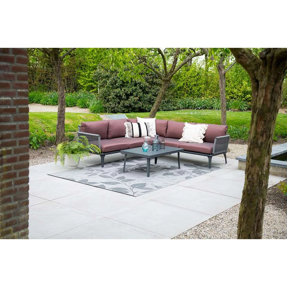 Garden Impressions Patricia Loungeset 4-delig - Licht Grijs 2 Garden Impressions Patricia Loungeset 4-delig - Licht Grijs - Afbeelding 2