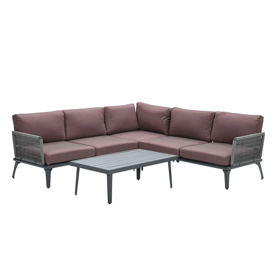 Garden Impressions Patricia Loungeset 4-delig - Licht Grijs 1 Garden Impressions Patricia Loungeset 4-delig - Licht Grijs