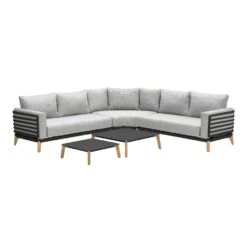 Garden Impressions Carmen Loungeset - Donker Grijs - 5-delig 6 Garden Impressions Carmen Loungeset - Donker Grijs - 5-delig -Garden Impressions 1000035552 0102