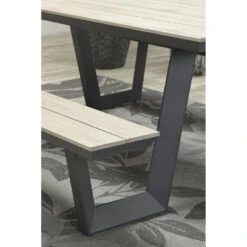 Garden Impressions Sarria Picknick Set 200 X 90 - Donker Grijs -Garden Impressions 1000035666 0104