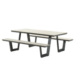 Garden Impressions Sarria Picknick Set 200 X 90 - Donker Grijs