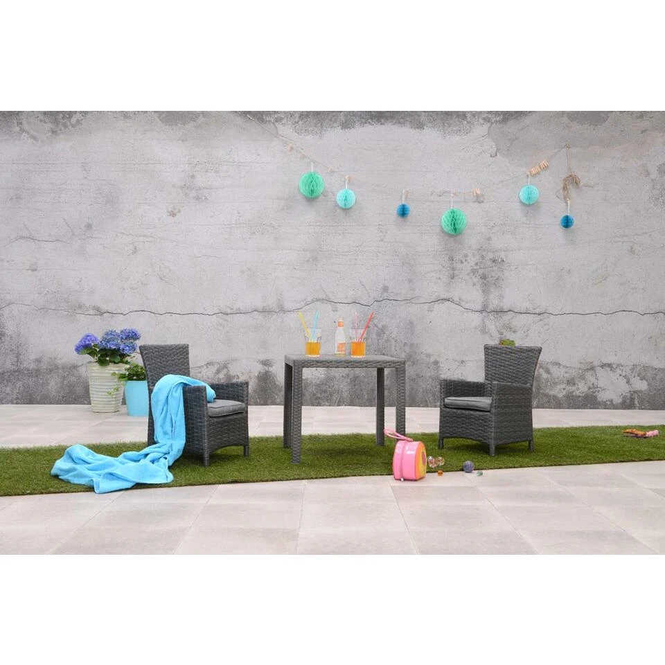 Garden Impressions Nikki Kinder Tuintafel 50x50 Cm Donker Grijs 3 Garden Impressions Nikki Kinder Tuintafel 50x50 Cm Donker Grijs - Afbeelding 3