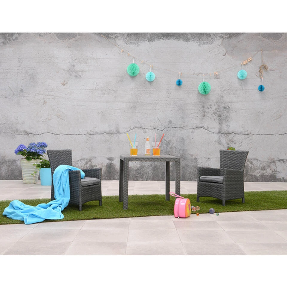 Garden Impressions Nikki Kinder Tuintafel 50x50 Cm Donker Grijs 2 Garden Impressions Nikki Kinder Tuintafel 50x50 Cm Donker Grijs - Afbeelding 2