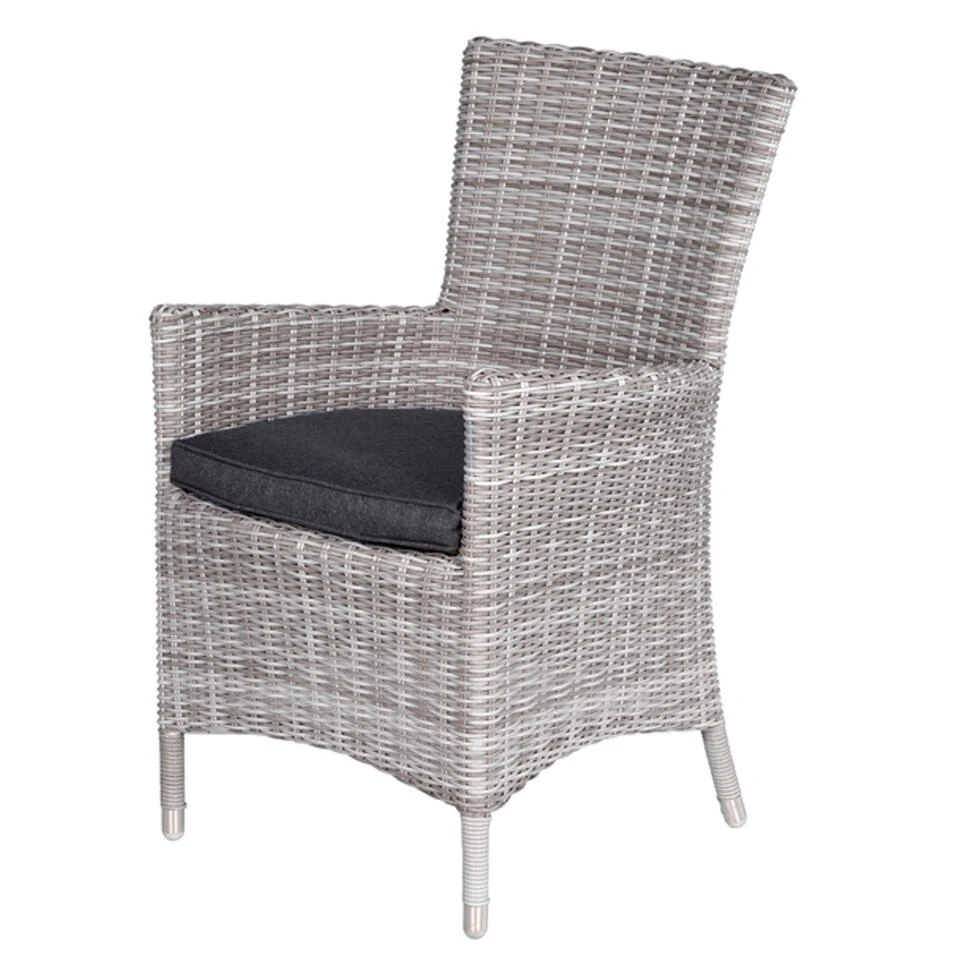 Garden Impressions Sharon Tuinstoel - Licht Grijs 2 Garden Impressions Sharon Tuinstoel - Licht Grijs - Afbeelding 2