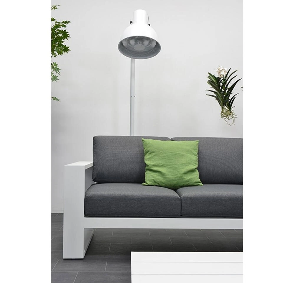 Garden Impressions Plaza 3-zits Lounge Tuinbank - Mat Wit 3 Garden Impressions Plaza 3-zits Lounge Tuinbank - Mat Wit - Afbeelding 3