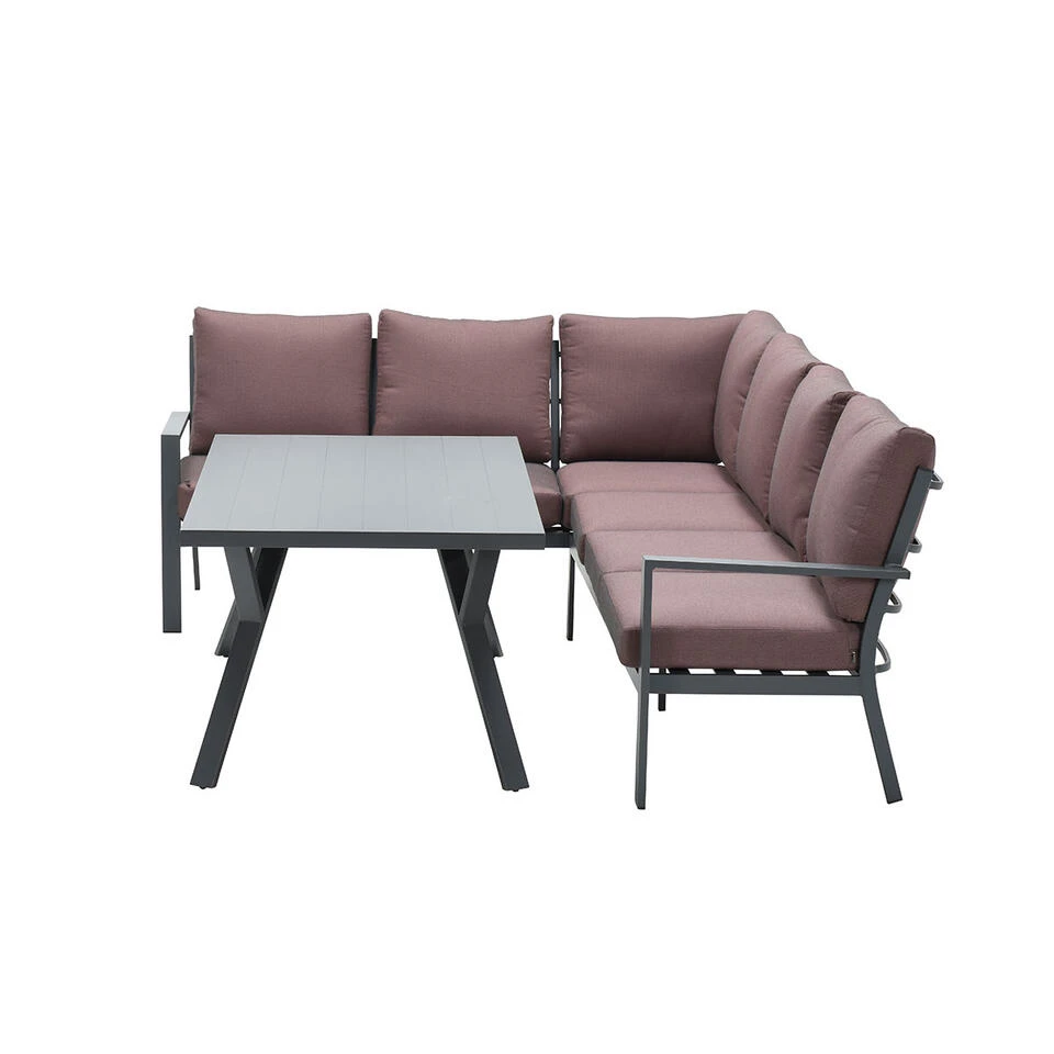 Garden Impressions Senja Lounge Dining Set 3-delig Links - Koper 3 Garden Impressions Senja Lounge Dining Set 3-delig Links - Koper - Afbeelding 3