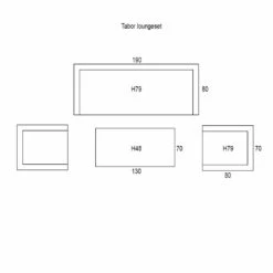 Garden Impressions Tabor Loungeset 4-delig - Mystic Grey 6 Garden Impressions Tabor Loungeset 4-delig - Mystic Grey -Garden Impressions 1000041518 0103