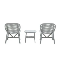 Garden Impressions Fien Balkonset 3-delig - Licht Grijs -Garden Impressions 1000041523 0104