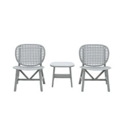 Garden Impressions Fien Balkonset 3-delig - Licht Grijs