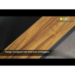 Garden Impressions Plaza Lounge Dining Set 5-delig Teaklook -Garden Impressions 1000041620 0103