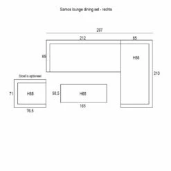 Garden Impressions Samos Lounge Dining Set - Mystic Grijs 6 Garden Impressions Samos Lounge Dining Set - Mystic Grijs -Garden Impressions 1000042166 0103