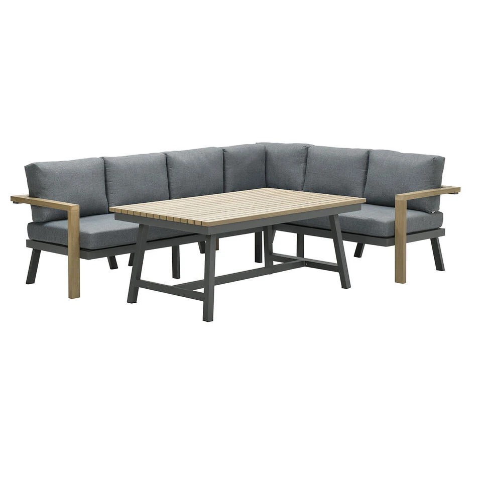 Garden Impressions Samos Lounge Dining Set - Mystic Grijs 1 Garden Impressions Samos Lounge Dining Set - Mystic Grijs