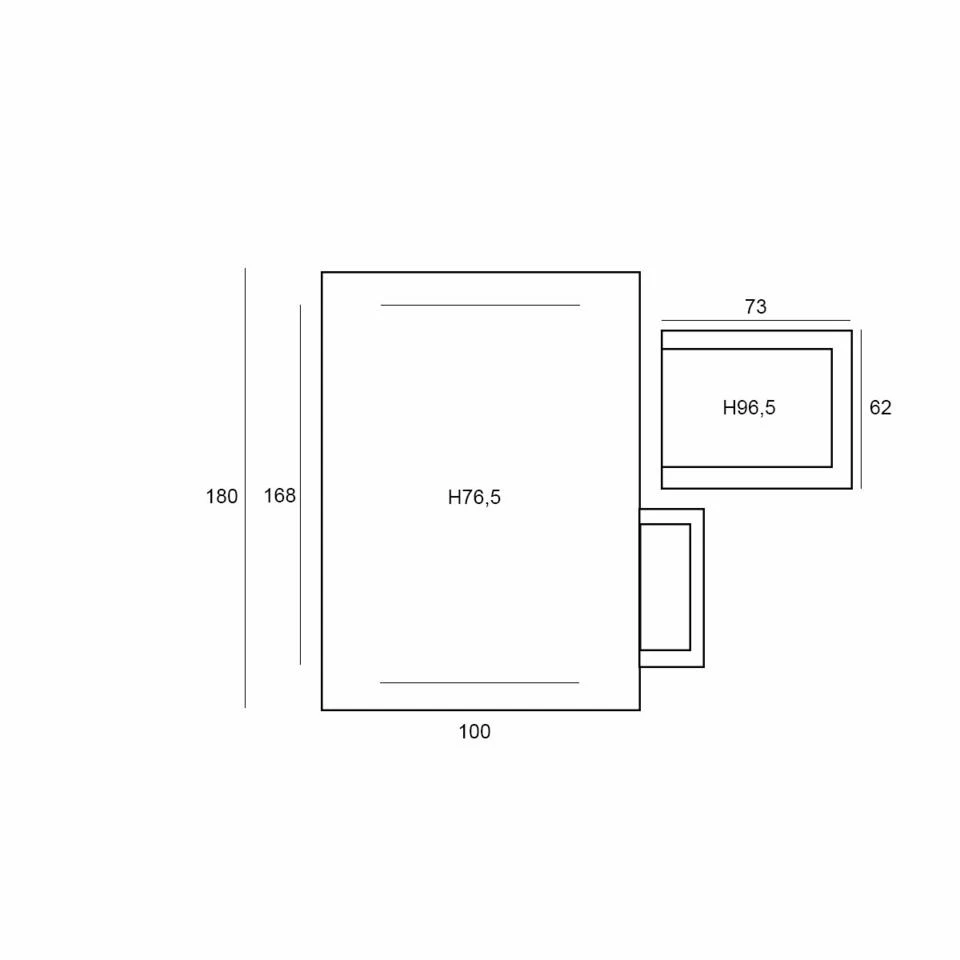 Garden Impressions Marbella Tuinset 5delig V.willow -Palmas Tafel 2 Garden Impressions Marbella Tuinset 5delig V.willow -Palmas Tafel - Afbeelding 2