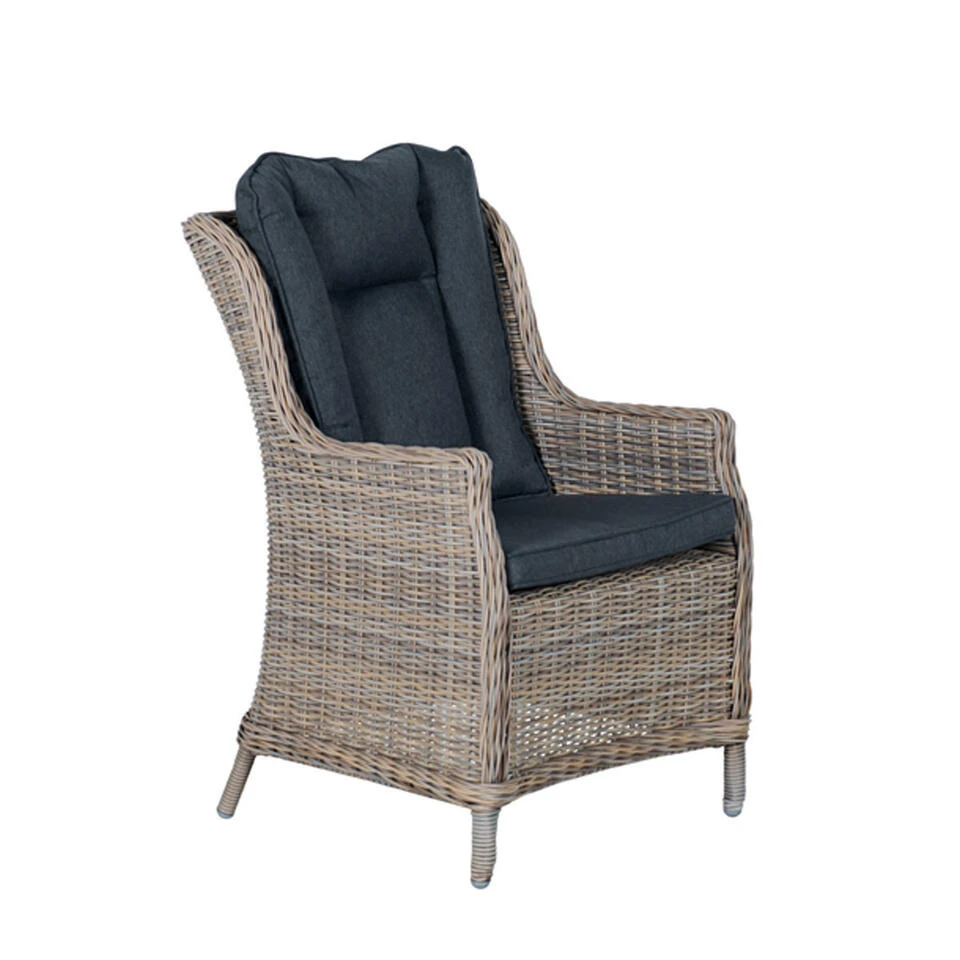 Garden Impressions Marbella Tuinset 5delig V.willow -Palmas Tafel 4 Garden Impressions Marbella Tuinset 5delig V.willow -Palmas Tafel - Afbeelding 4