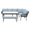 Garden Impressions Lucas Lounge Dining Set 6-delig - Zwart