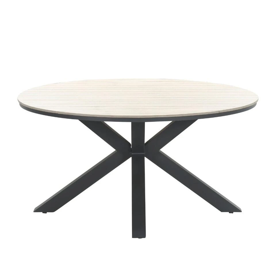Garden Impressions Yima Tuinset 6-delig Licht Grijs - Tulli Tafel 4 Garden Impressions Yima Tuinset 6-delig Licht Grijs - Tulli Tafel - Afbeelding 4