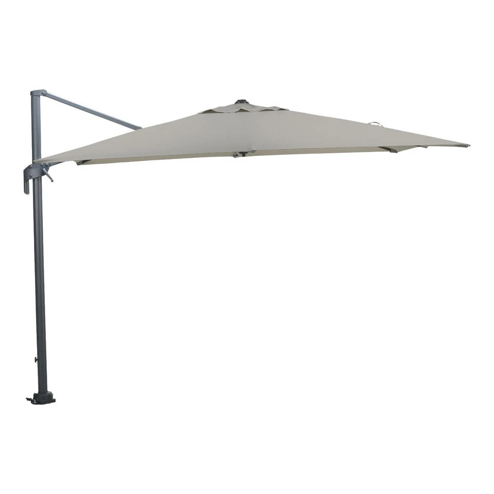 Garden Impressions Hawaii M Zweefparasol 270x270 Cm Licht Grijs 1 Garden Impressions Hawaii M Zweefparasol 270x270 Cm Licht Grijs