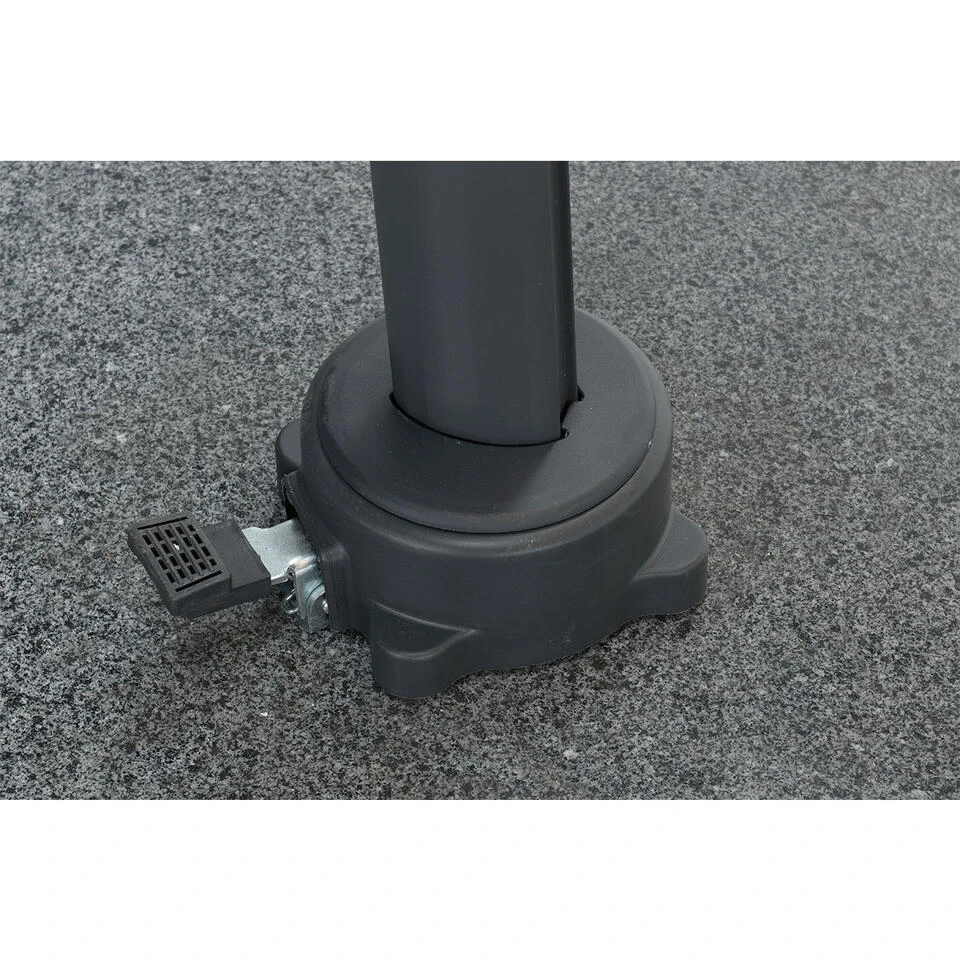 Garden Impressions Hawaii M Zweefparasol 270x270 Cm Donker Grijs 3 Garden Impressions Hawaii M Zweefparasol 270x270 Cm Donker Grijs - Afbeelding 3