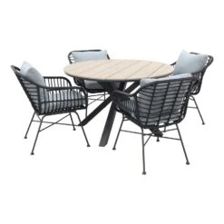 Garden Impressions Margriet Zwart / Edison 122 Cm. - Ronde Tuinset