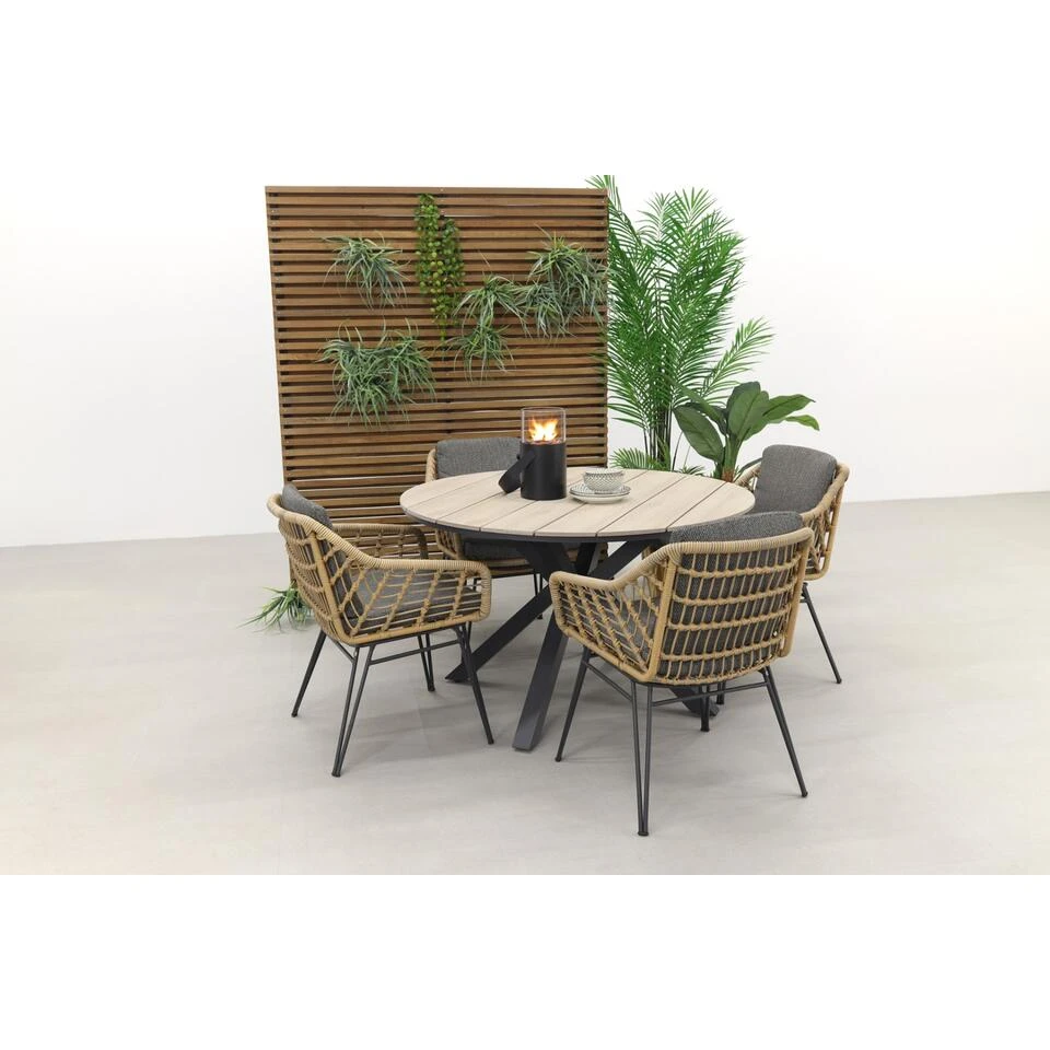 4 Seasons Cottage / GI Edison 122 Cm. - Ronde Tuinset 2 4 Seasons Cottage / GI Edison 122 Cm. - Ronde Tuinset - Afbeelding 2