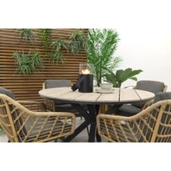 4 Seasons Cottage / GI Edison 122 Cm. - Ronde Tuinset 7 4 Seasons Cottage / GI Edison 122 Cm. - Ronde Tuinset -Garden Impressions 1000050031 0103