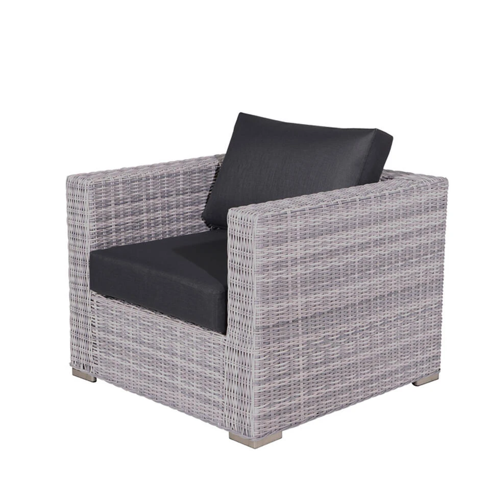 Garden Impressions Tennessee Lounge Stoel - Licht Grijs 2 Garden Impressions Tennessee Lounge Stoel - Licht Grijs - Afbeelding 2