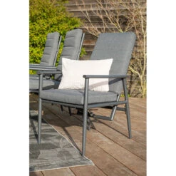 Garden Impressions Jerone Tuinset 7-delig D. Grijs - Tulli Tafel -Garden Impressions 1000052914 0103