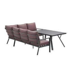 GI Sergio Lounge Dining Set 3-delig - Rechts - Black/Copper -Garden Impressions 1000053010 0103