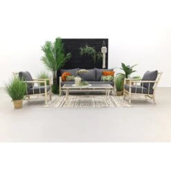 Garden Impressions Lombok Loungeset - Alu Bamboo / Mystic -Garden Impressions 1000053026 0103