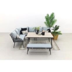 Garden Impressions Margriet Lounge Dining Set - Carbon Black/Mint Grey 6 Garden Impressions Margriet Lounge Dining Set - Carbon Black/Mint Grey -Garden Impressions 1000053078 0102