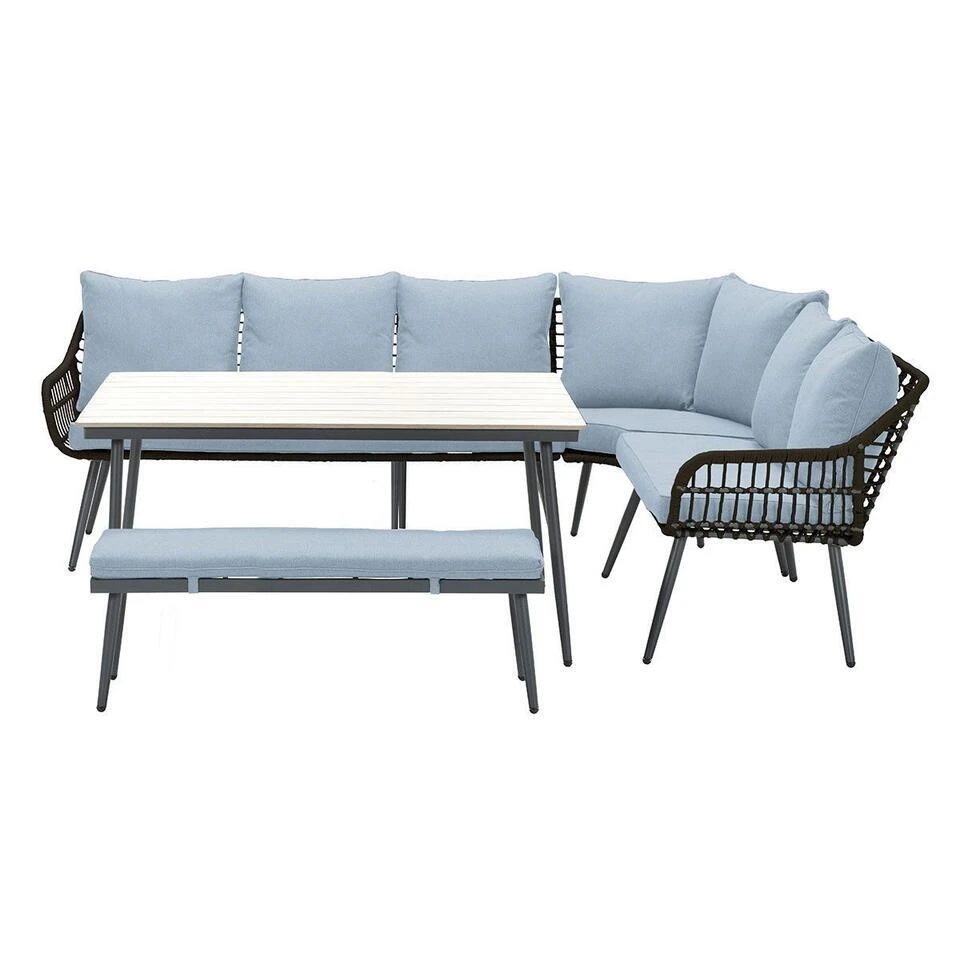 Garden Impressions Margriet Lounge Dining Set - Carbon Black/Mint Grey 1 Garden Impressions Margriet Lounge Dining Set - Carbon Black/Mint Grey