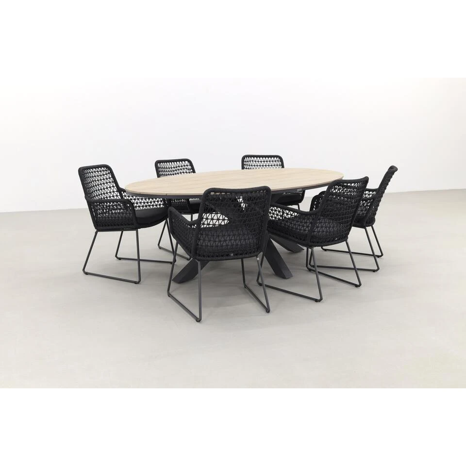 Garden Impressions Edison 220 X 115 Cm. - Ovale Tuinset / Taste Athena 2 Garden Impressions Edison 220 X 115 Cm. - Ovale Tuinset / Taste Athena - Afbeelding 2