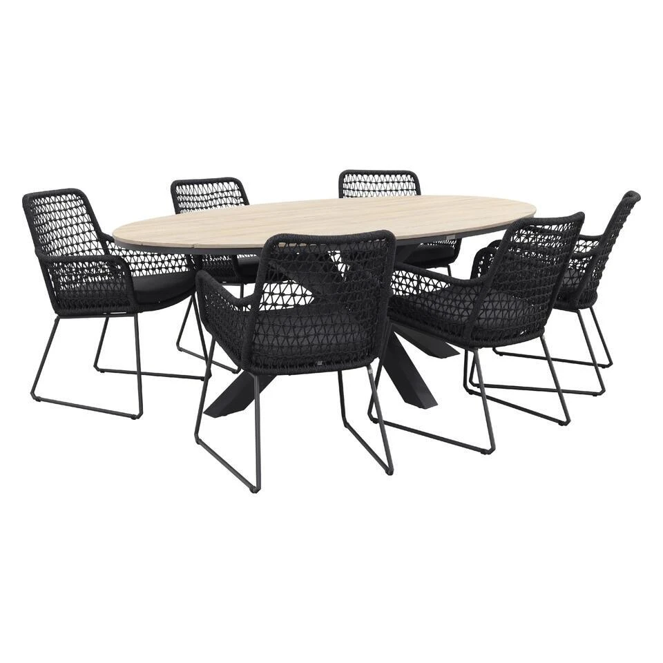 Garden Impressions Edison 220 X 115 Cm. - Ovale Tuinset / Taste Athena 1 Garden Impressions Edison 220 X 115 Cm. - Ovale Tuinset / Taste Athena