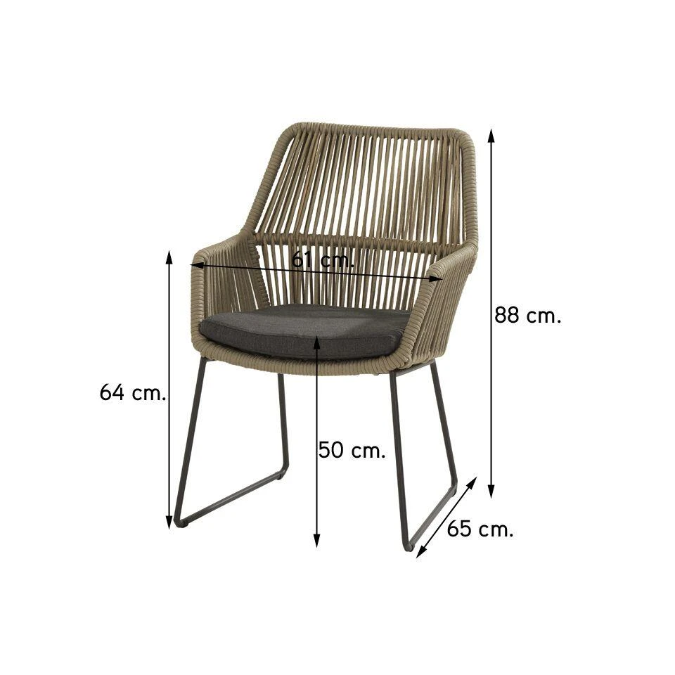 4 Seasons Ramblas/Garden Impression Edison 220 - Ovale Tuinset 4 4 Seasons Ramblas/Garden Impression Edison 220 - Ovale Tuinset - Afbeelding 4