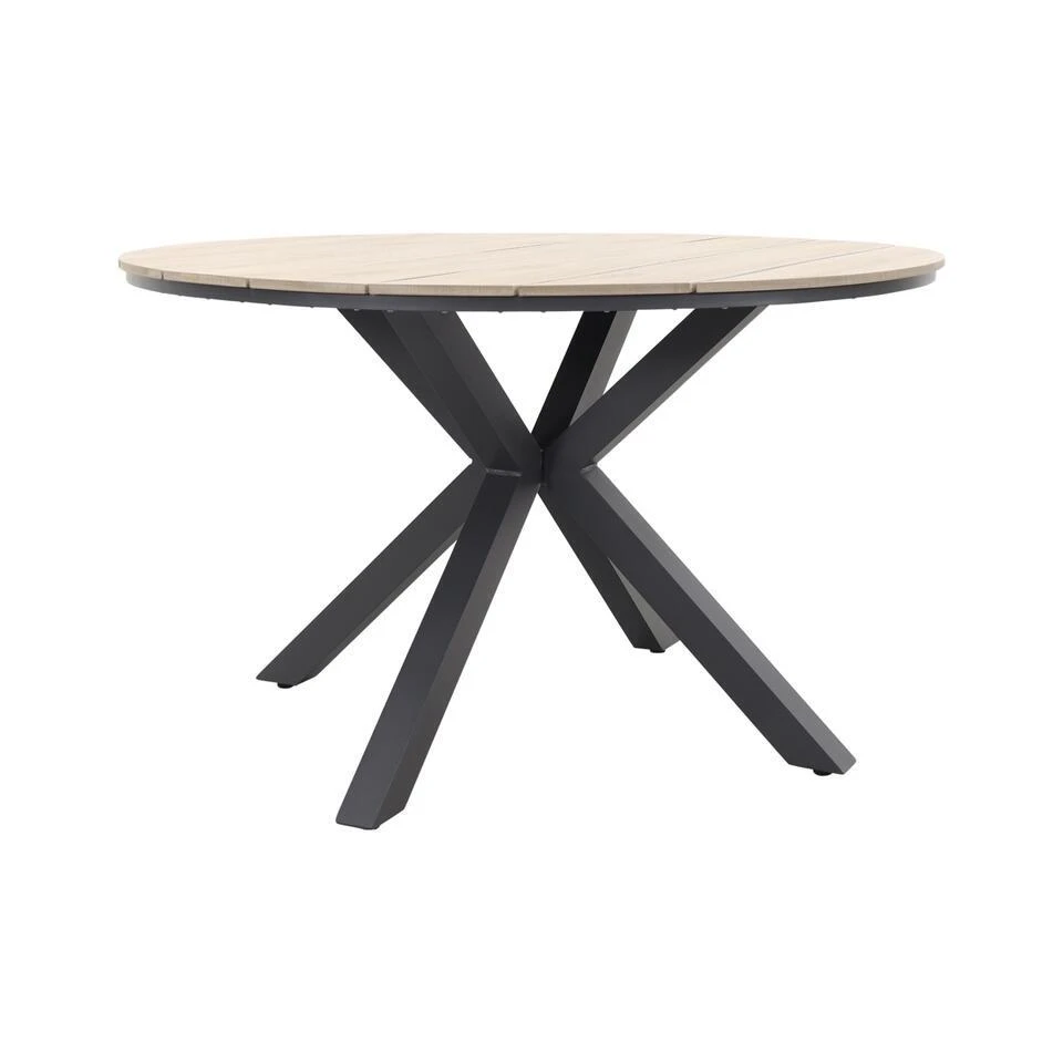 Garden Impressions Edison Tuintafel - 122 Cm. Rond 1 Garden Impressions Edison Tuintafel - 122 Cm. Rond