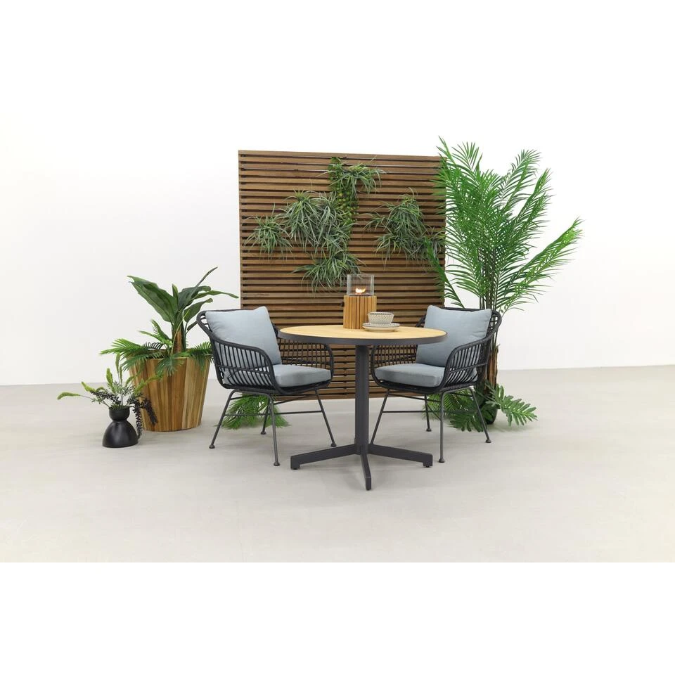 Garden Impressions Margriet Zwart/Taste Fiesta Ronde Tuinset - 3-delig 2 Garden Impressions Margriet Zwart/Taste Fiesta Ronde Tuinset - 3-delig - Afbeelding 2