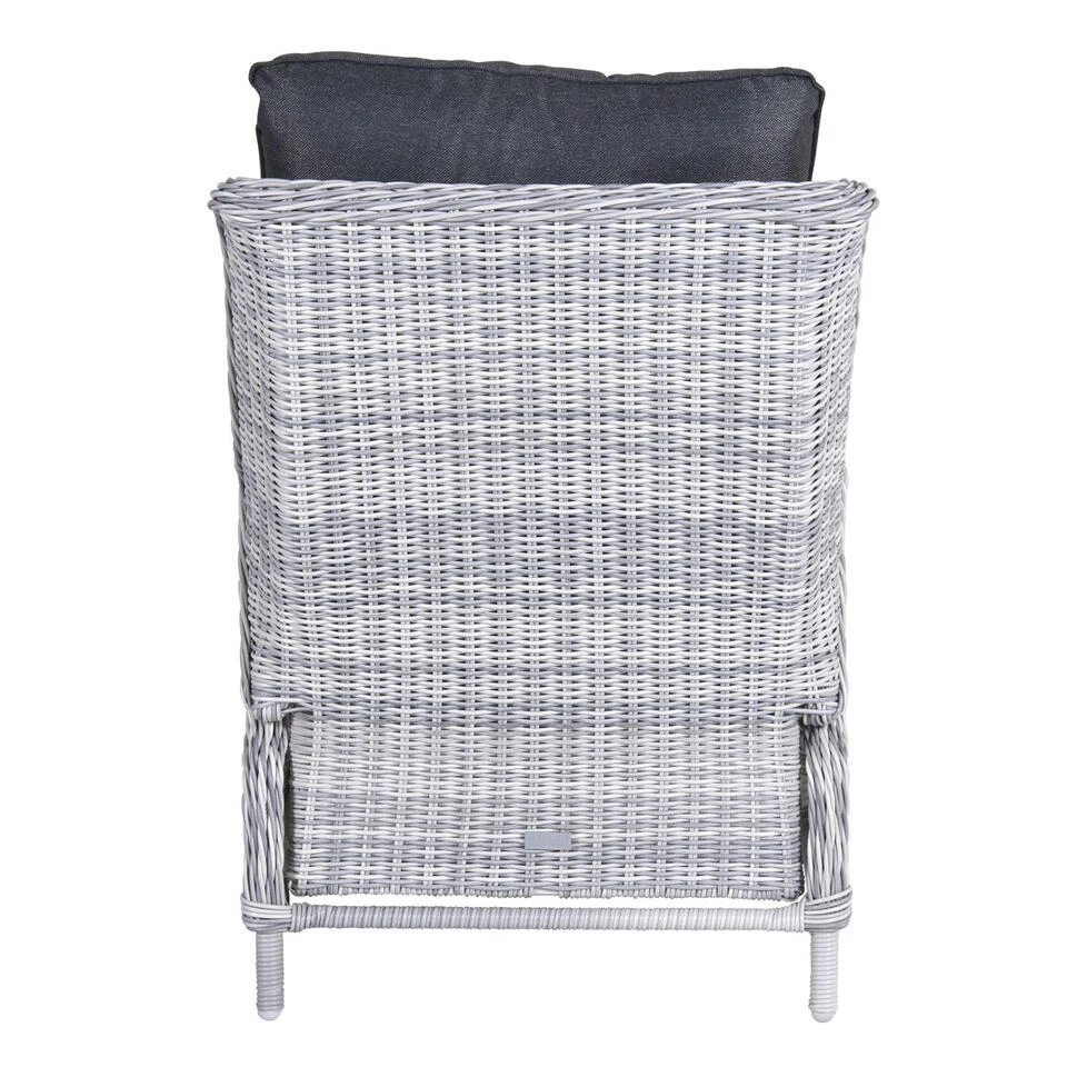 Garden Impressions Santa Rosa Tuinstoel + Voetenbank - L. Grijs 3 Garden Impressions Santa Rosa Tuinstoel + Voetenbank - L. Grijs - Afbeelding 3