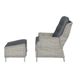 Garden Impressions Santa Rosa Relax Tuinstoel+voetenbank Vintage -Garden Impressions 1000054029 0104