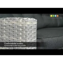 Garden Impressions Alaska Lounge Dining Set Links - Grijs -Garden Impressions 1000054036 0103