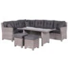 Westminster Lounge Dining Set Links - Organic Grey